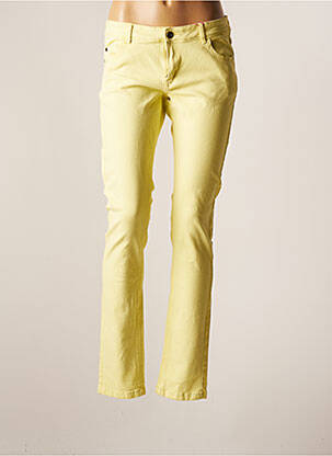 Pantalon slim galben FLAIR femeie