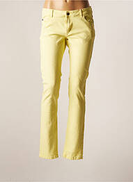 Pantalon slim galben FLAIR femeie