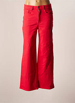 Pantalon drept roșu ONLY femeie