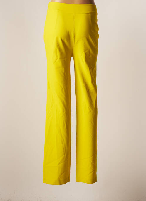 Pantalon drept verde DEUX. BY ELINE DE MUNCK femeie