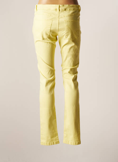 Pantalon slim galben FLAIR femeie