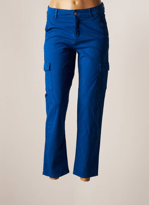 Pantalon cargo albastru STIEN EDLUND femeie