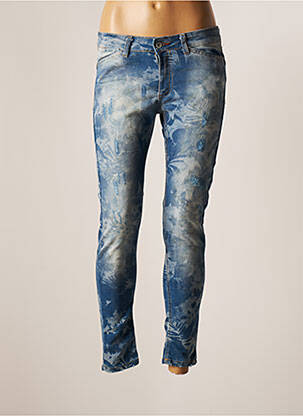 Pantalon slim albastru DE ANGELIS femeie