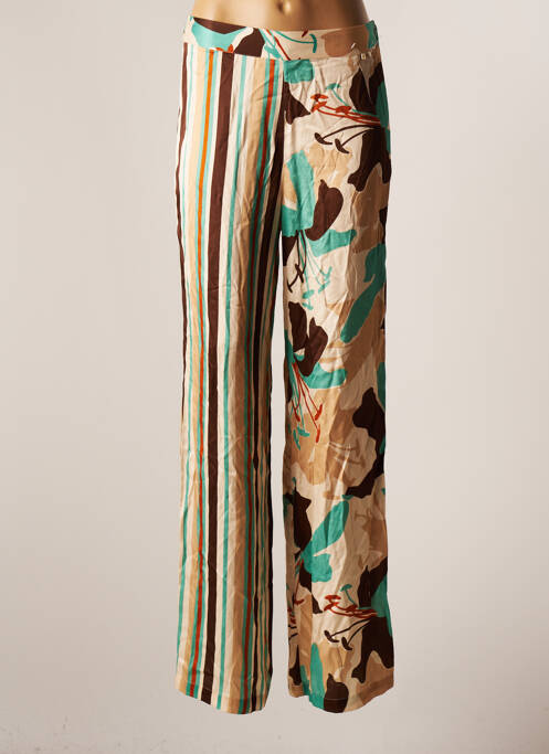 Pantalon drept bej KOCCA femeie