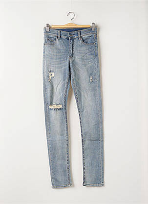 Blugi cu croială slim albastru CHEAP MONDAY femeie