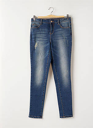 Blugi cu croială slim albastru VILA femeie