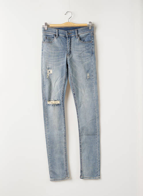 Blugi cu croială slim albastru CHEAP MONDAY femeie