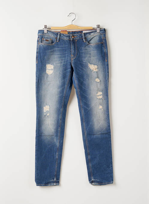 Blugi cu croială slim albastru EDC femeie