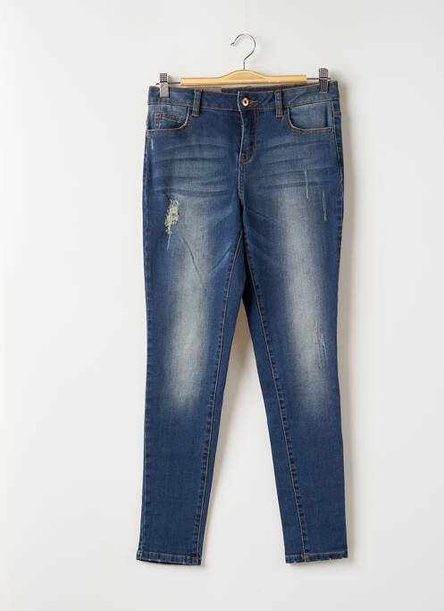 Blugi cu croială slim albastru VILA femeie