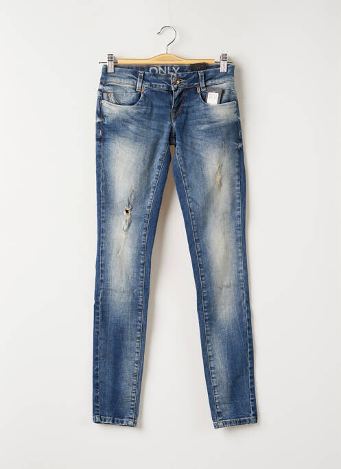 Blugi cu croială slim albastru ONLY femeie