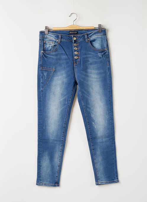 Blugi cu croială slim albastru ASTRID BLACK LABEL femeie