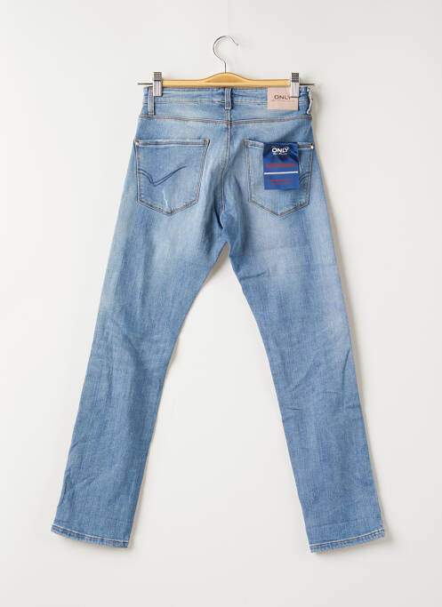 Blugi cu croială slim albastru VERO MODA femeie