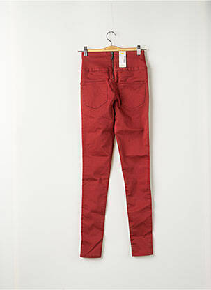 Pantalon slim portocalie PIECES femeie