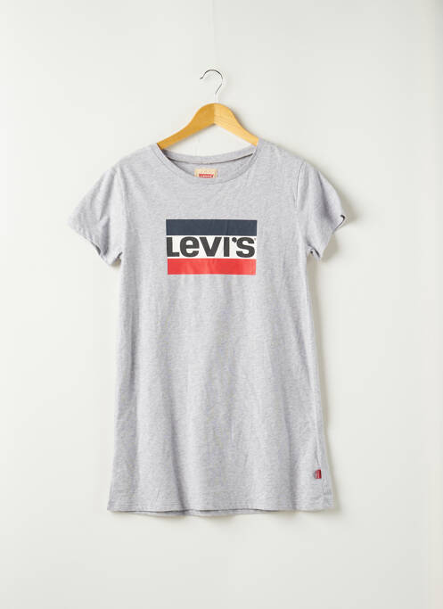 Rochie midi gri LEVIS fată