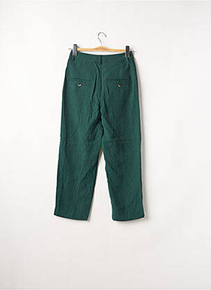 Pantalon 7/8 verde MANGO femeie