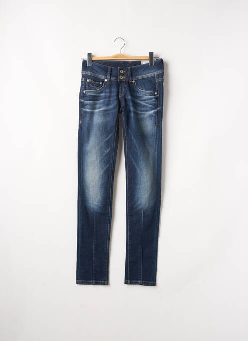 Blugi cu croială slim albastru PEPE JEANS femeie