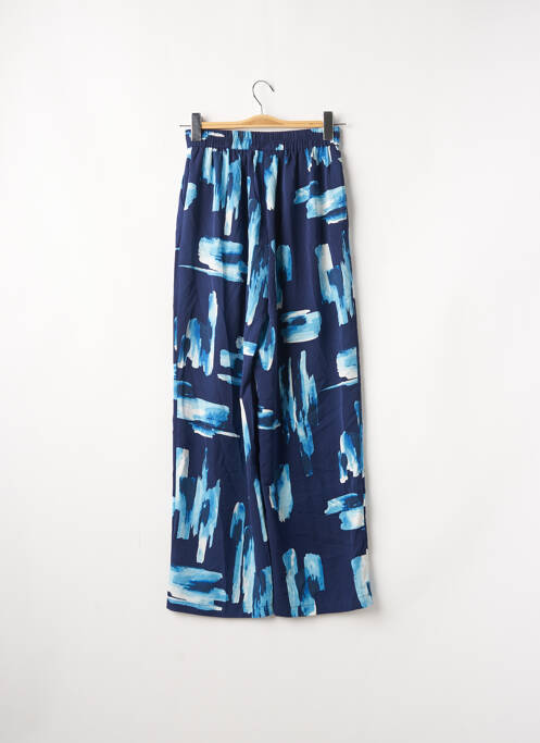 Pantalon larg albastru VILA femeie