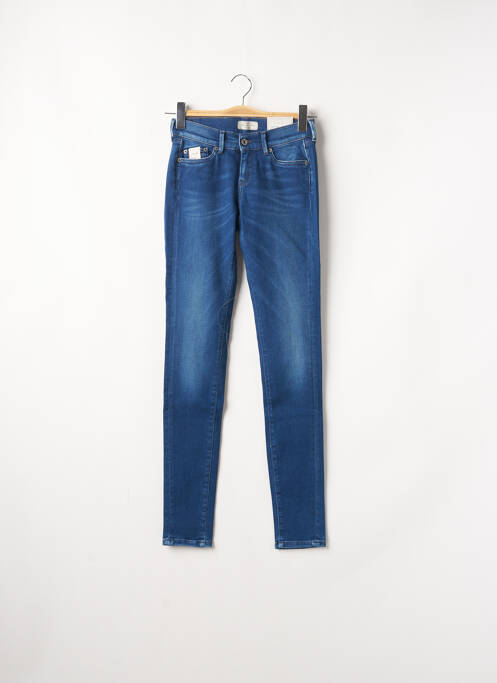 Blugi skinny albastru PEPE JEANS femeie
