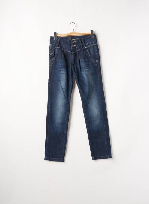 Blugi cu croială dreaptă albastru ONLY femeie