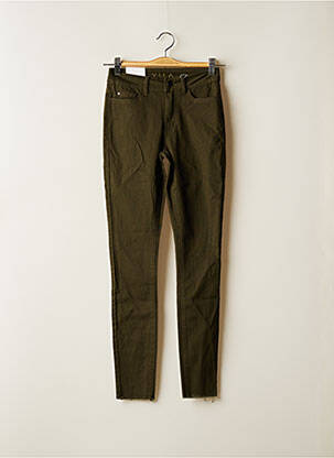 Pantalon slim verde VILA femeie
