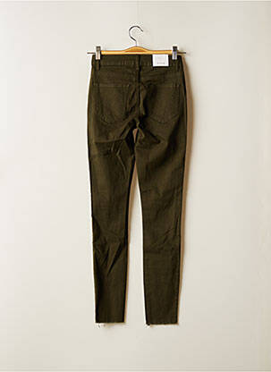 Pantalon slim verde VILA femeie