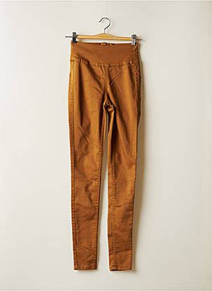 Pantalon slim bej PIECES femeie