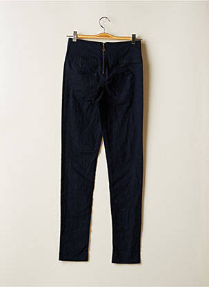 Pantalon slim albastru PIECES femeie