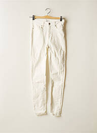Pantalon slim alb ONLY femeie
