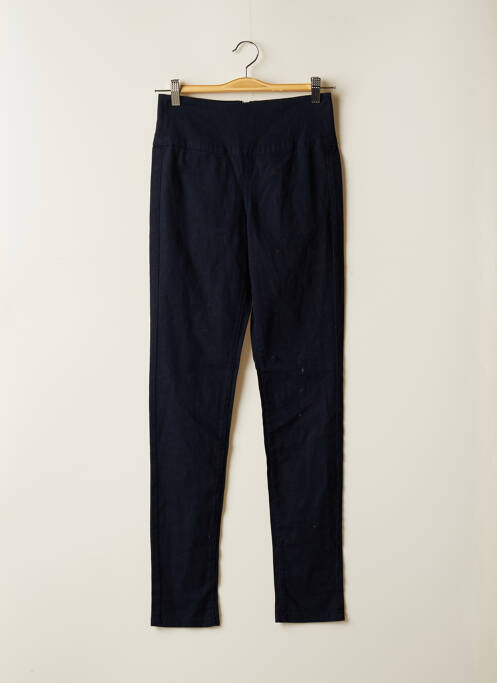 Pantalon slim albastru PIECES femeie