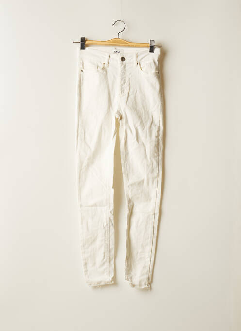 Pantalon slim alb ONLY femeie