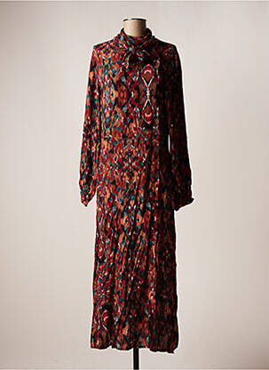 Rochie lungă maro DEUX. BY ELINE DE MUNCK femeie
