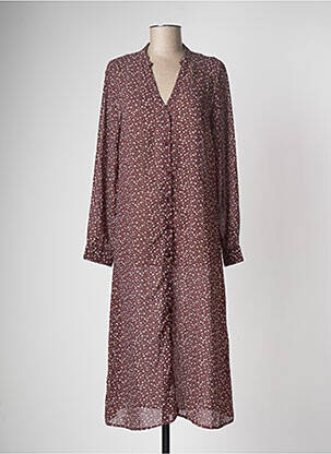 Rochie midi maro JACQUELINE DE YONG femeie