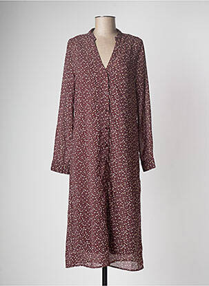 Rochie midi maro JACQUELINE DE YONG femeie