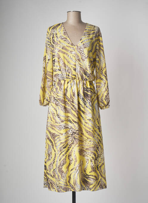 Rochie midi galben AMELIE & AMELIE femeie