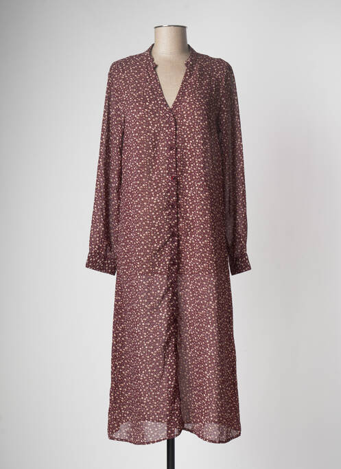 Rochie midi maro JACQUELINE DE YONG femeie