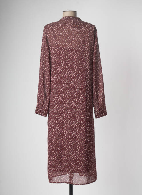 Rochie midi maro JACQUELINE DE YONG femme