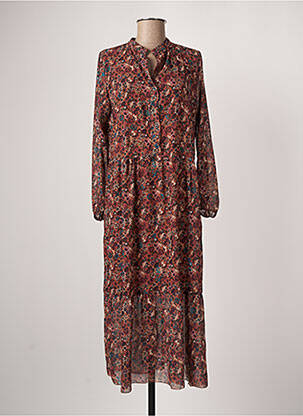 Rochie lungă maro ZABAIONE femeie