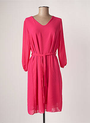 Rochie midi roz BELLITA femeie