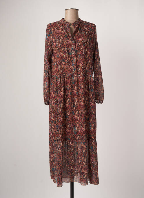 Rochie lungă maro ZABAIONE femeie