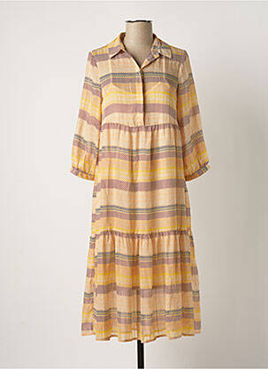 Rochie midi portocaliu VERO MODA femeie