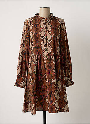 Rochie scurtă maro VILA femeie