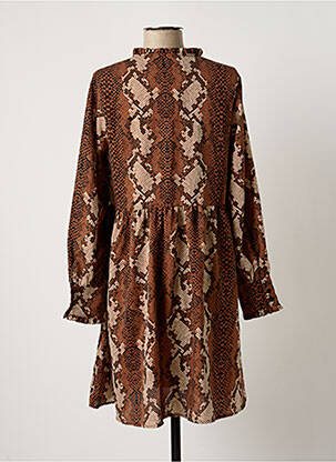 Rochie scurtă maro VILA femeie