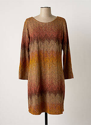 Rochie scurtă maro BELLITA femeie