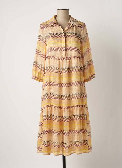 Rochie midi portocaliu VERO MODA femeie