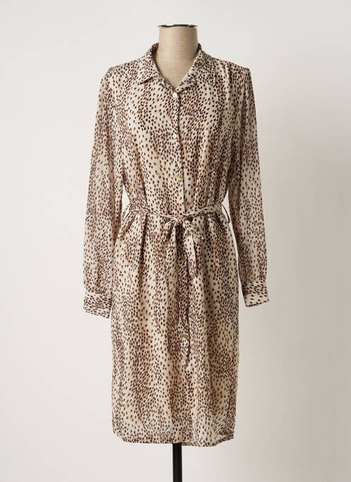 Rochie midi bej BELLITA femeie