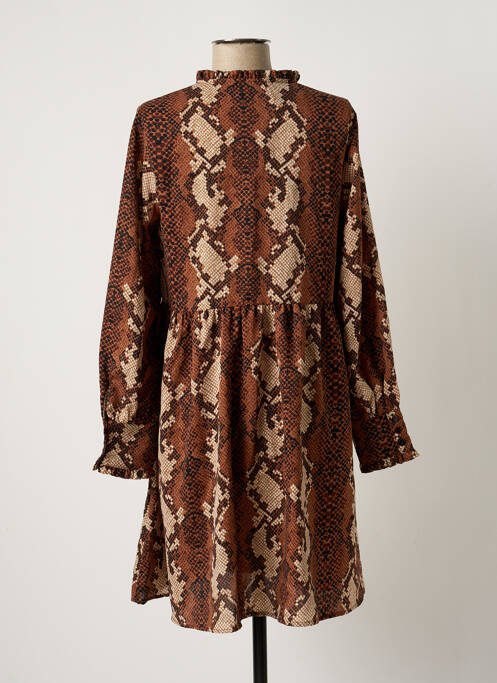 Rochie scurtă maro VILA femeie