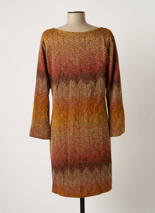 Rochie scurtă maro BELLITA femeie