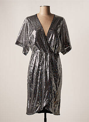 Rochie midi gri JACQUELINE DE YONG femeie