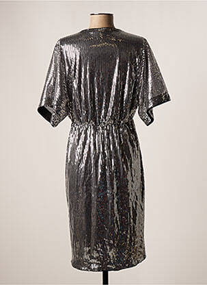 Rochie midi gri JACQUELINE DE YONG femeie