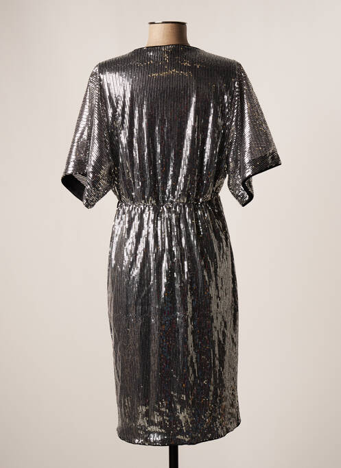 Rochie midi gri JACQUELINE DE YONG femeie